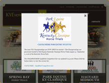 Tablet Screenshot of kyevents.net